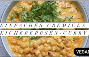 Kichererbsen-Curry Rezept VEGAN super cremig |Studentenküche