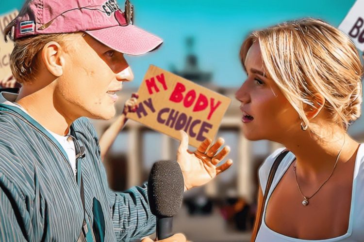 So reagieren Frauen, wenn Du gegen Abtreibung bist… 😬