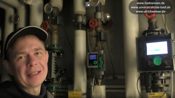 Microwellensender im Heizraum