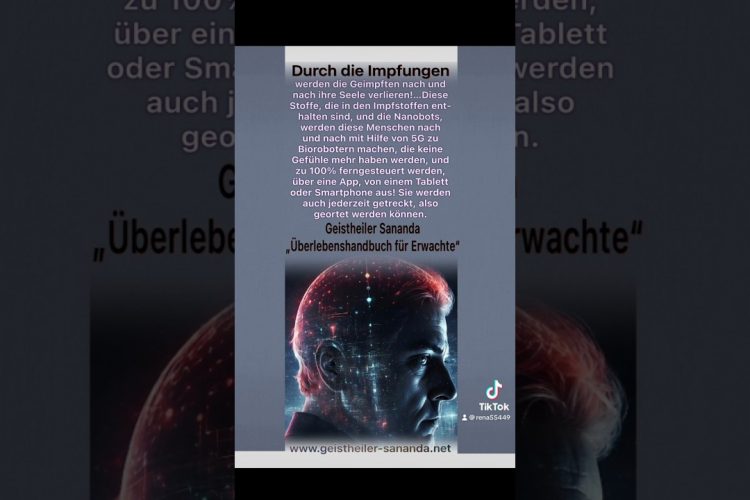 Geistheiler Sananda ~ Die Schlumpfstoffe korrelieren mit 5G und machen die Menschen zu Bio-Robotern!