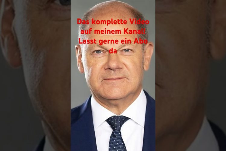 Scholtz erkennt Deutsche Fahne nicht(Short)