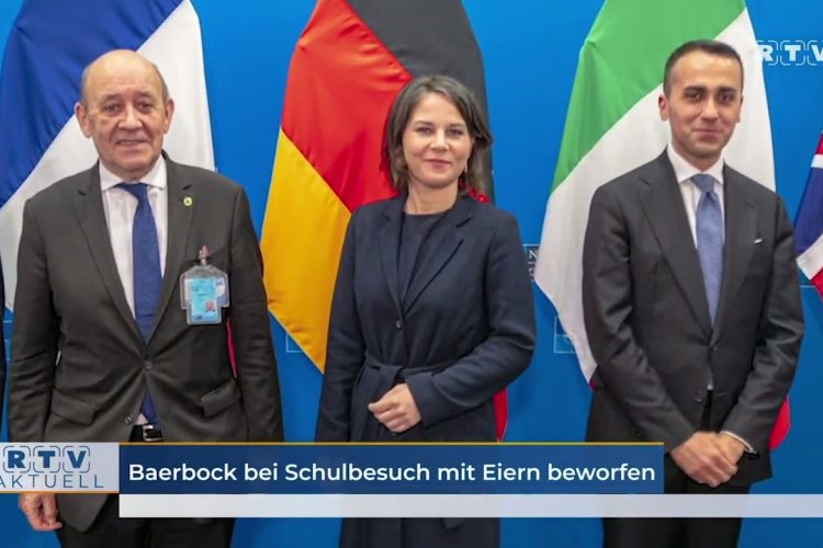 Annalena Baerbock mit Eiern beworfen