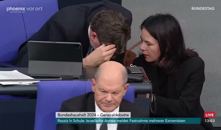 🚨 SKANDAL: Alice Weidel eskaliert im Bundestag! Tischklopfen bei Haushaltsdebatte 2024 📈💢