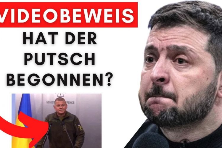 Ukrainischer Armee-Chef Saluschnyj ruftzu den Waffen GEGEN Selensky!