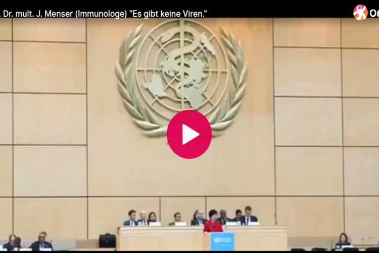 Prof.h.c. Dr. mult. J. Menser (Immunologe) „Es gibt keine Viren.“
