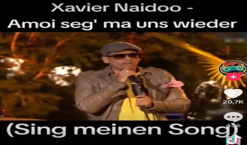 Xaver Naidoo-Amoi Seg`ma uns wieder