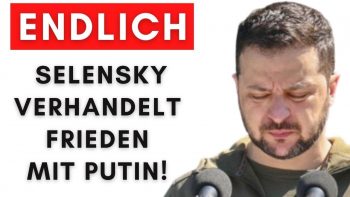 Offiziell: Selenskyj verkündet Friedensverhandlungen mit Russland!