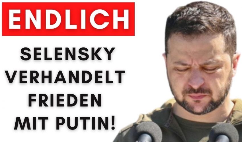 Offiziell: Selenskyj verkündet Friedensverhandlungen mit Russland!
