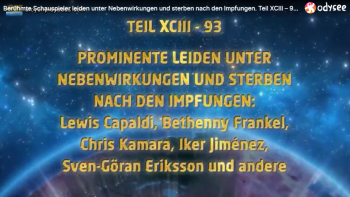 Berühmte Schauspieler leiden unter Nebenwirkungen und sterben nach den Impfungen. Teil XCIII – 93@Alcyon Pleyaden🙈🐑🐑🐑 COV ID1984