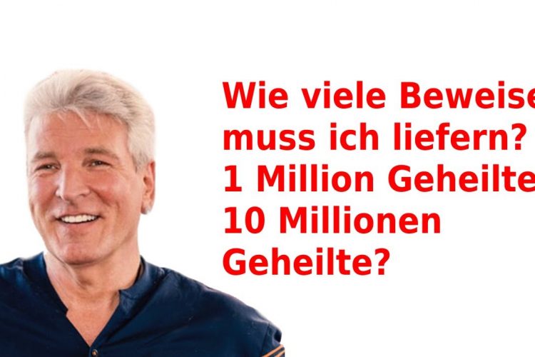 An die Presse! An meine Kritiker! Ich stelle mich jedem neutralen wissenschaftlichen Test!