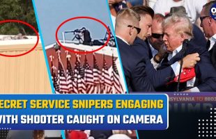 Trump Assassination Bid: Moment When US Secret Service Snipers Engage With Shooterl Caught On Cam