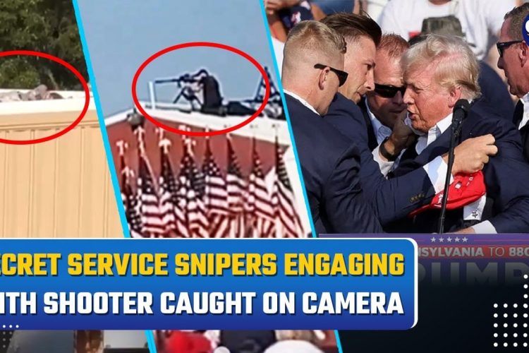 Trump Assassination Bid: Moment When US Secret Service Snipers Engage With Shooterl Caught On Cam