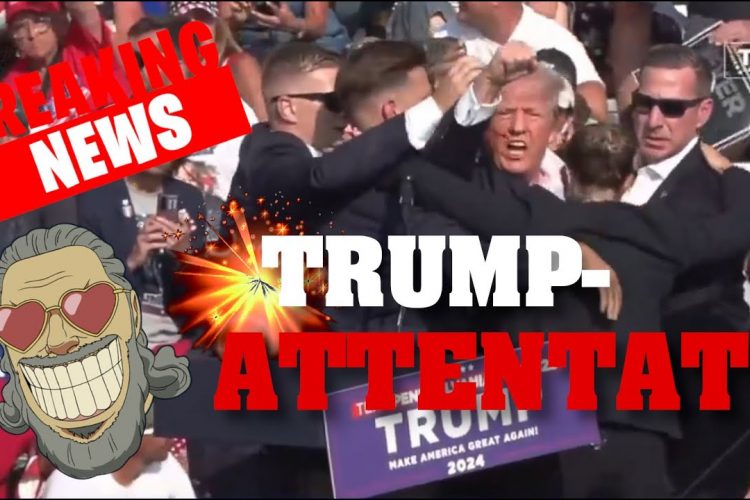 TRUMP überlebt ATTENTAT! Schütze tot! STREIFSCHUSS! * Für Tagesschau nur ein „ZWISCHENFALL“!