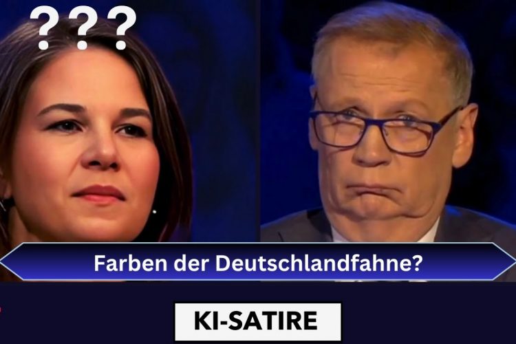 Annalena Baerbock bei „Wer wird Millionär?“ WWM KI-Parodie 1