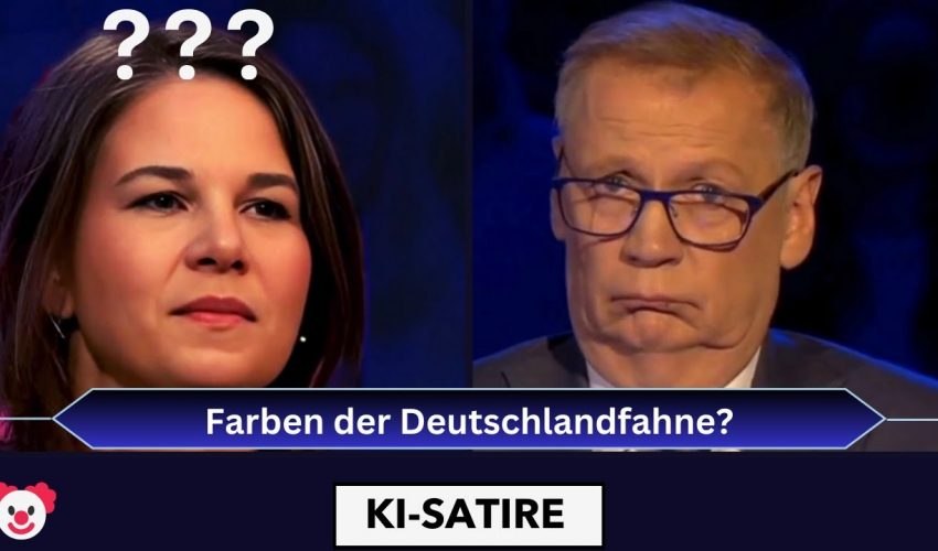 Annalena Baerbock bei „Wer wird Millionär?“ WWM KI-Parodie 1