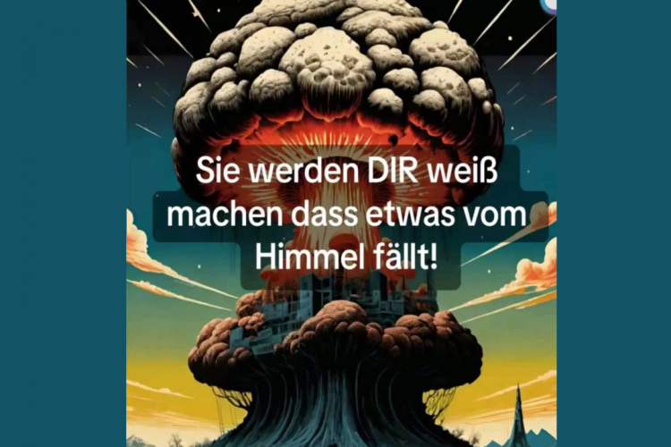 Sie werden Dir weiß machen dass etwas vom Himmel fällt!
