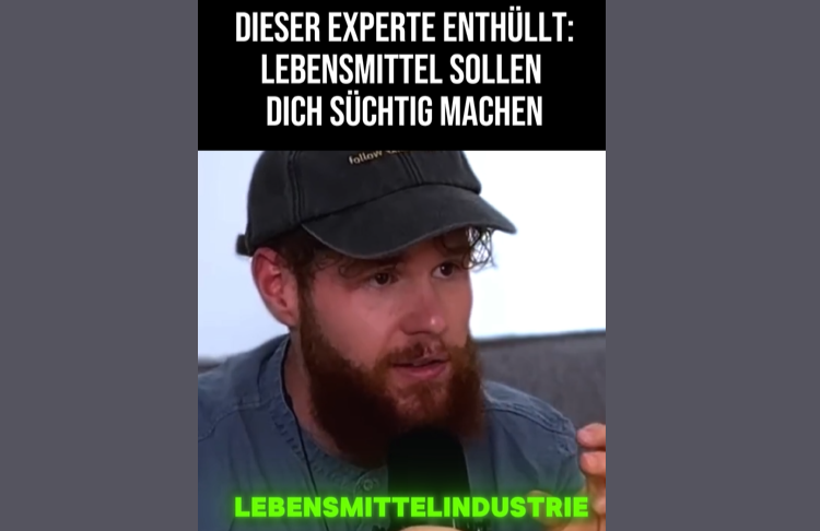 Lebensmittel sollen dich süchtig machen.