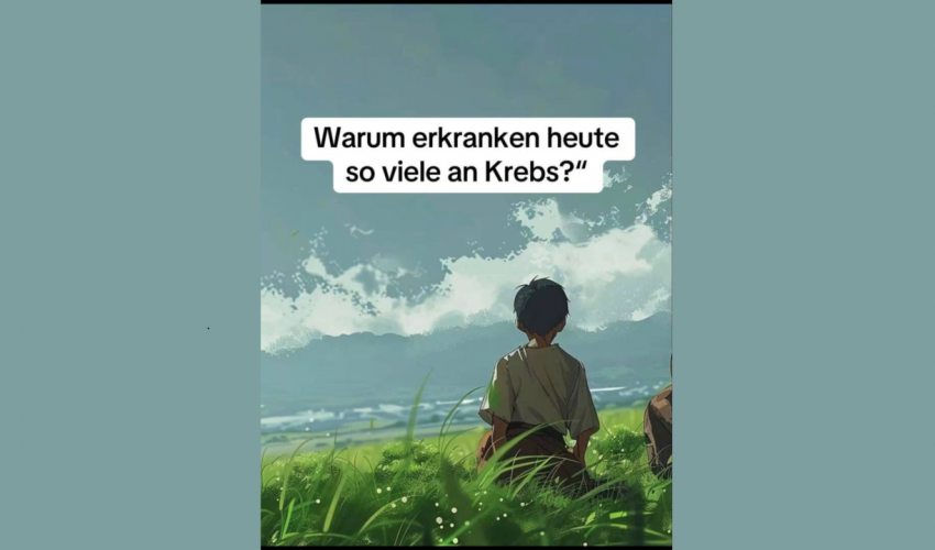 Warum erkranken heute so viele an Krebs?