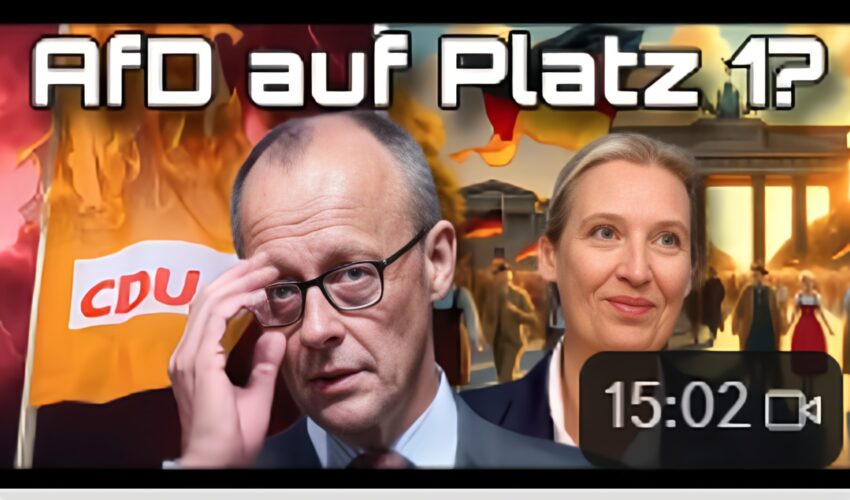 🎥 Selbstmord der CDU: AfD bei Wahl auf Platz 1?