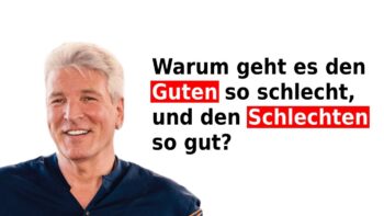 Warum werden gute Menschen auf dieser Welt so oft geplagt und drangsaliert?