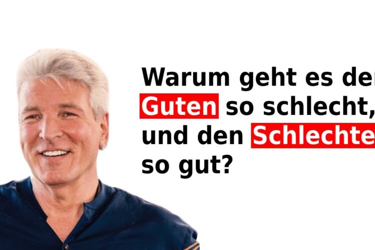 Warum werden gute Menschen auf dieser Welt so oft geplagt und drangsaliert?