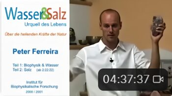 Sensationell guter Vortrag über das Leben(KOMPLETT) ( Wasser , Kristalle und Salz ) Peter Ferreira