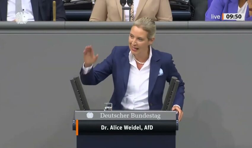 ALICE WEIDEL: DER SCHLECHTESTE KANZLER – Kanzler des Niedergangs!