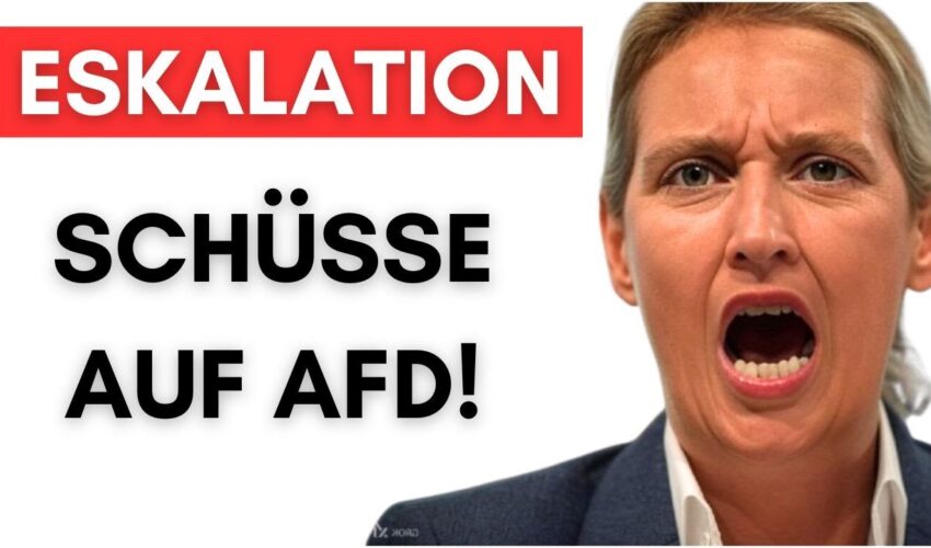 Nordrhein-Westfalen: Schüsse auf AfD-Wahlkampfstand!