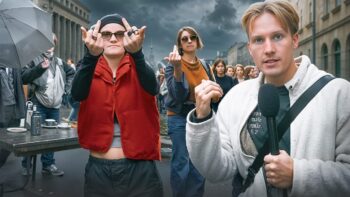 Konfrontation mit radikalenFeministinnen eskalier..