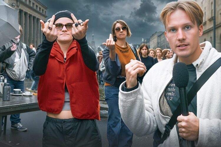 Konfrontation mit radikalenFeministinnen eskalier..