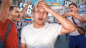 So brutal sind linke Demos fürAndersdenkende..