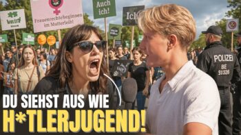 So übel wurde ich auf diesem linken Protest beleidigt 🤬