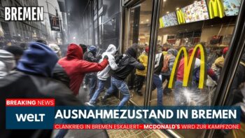 McDonald’s ESKALIERT!🚨Polizistin verletzt & ROT-GRÜN REGIERUNG lässt Clans gewähren!