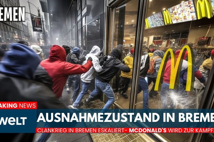 McDonald’s ESKALIERT!🚨Polizistin verletzt & ROT-GRÜN REGIERUNG lässt Clans gewähren!