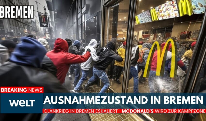McDonald’s ESKALIERT!🚨Polizistin verletzt & ROT-GRÜN REGIERUNG lässt Clans gewähren!