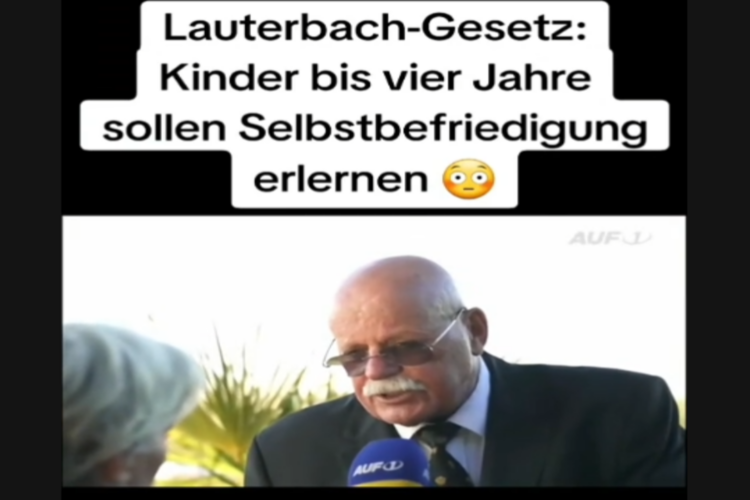 Lauterbach-Gesetz:Kinder bis vier Jahresollen Selbstbefriedigungerlernen 🤯🤯🤯
