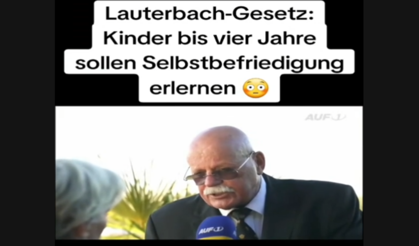 Lauterbach-Gesetz:Kinder bis vier Jahresollen Selbstbefriedigungerlernen 🤯🤯🤯