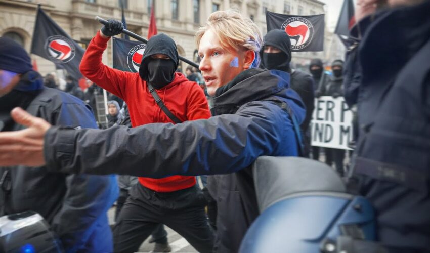 So brutal wurde ich auf dieser linken Demo angegangen… (wegen meines YouTube-Kanal)