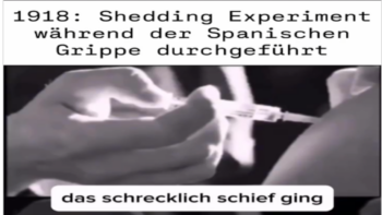 Shedding Experiment während der Spanischen Grippe durchgeführt