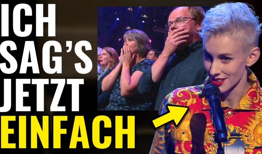 Epstein-Witz über Merz & Spahn – Lisa Eckhart eskaliert! Publikum geschockt!