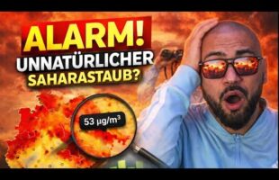 Saharastaub? Die Messdaten sagen etwas anderes…